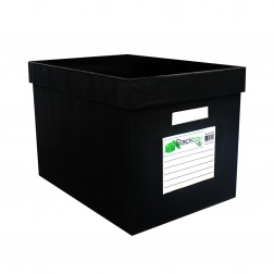 SMART DOCUMENT BOX WITH COVER (12W X 15.5L X 10H)